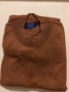 Enro Men's Chestnut Crewneck Sweater